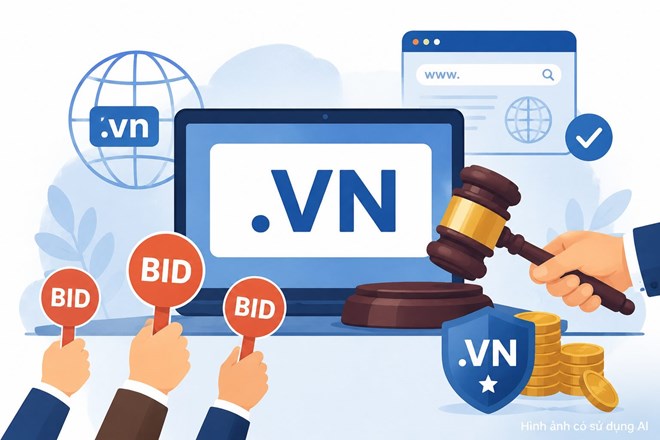 Tên miền ".vn" mang về hơn 1,5 tỉ đồng sau hai đợt đấu giá
