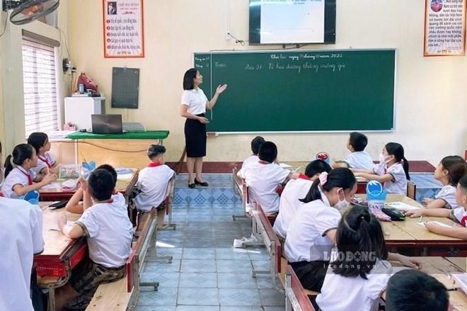 Thời gian giữ chức danh nghề nghiệp nhân viên thư viện không được tính để xác định thời gian giữ hạng khi xét thăng hạng Giáo viên tiểu học hạng II. Ảnh: Trang Hà