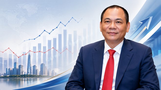 Biến động tài sản ròng của 5 tỉ phú giàu nhất Việt Nam