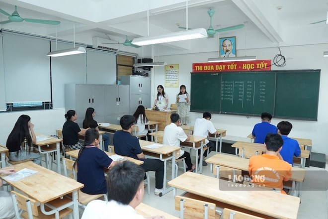 Học sinh dự thi tốt nghiệp THPT năm 2026. Ảnh: Hữu Chánh