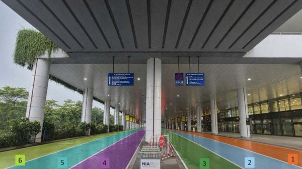 Sân bay Nội Bài phân luồng giao thông mới từ 3.8