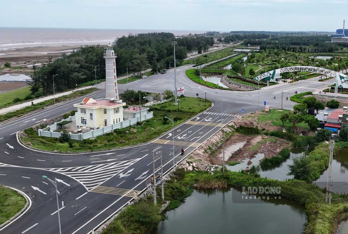Điểm cuối tuyến đường trục