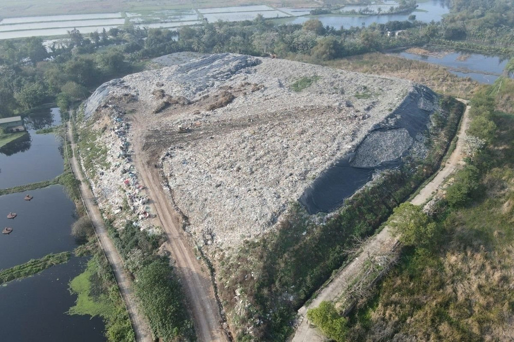 Bãi rác Trung Sơn có diện tích trên 2,7ha đi vào hoạt động từ năm 1992 1000035586.jpg
