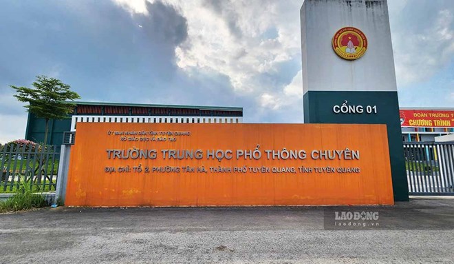Công bố phương án xử lý với thí sinh điểm thi THPT chuyên Tuyên Quang