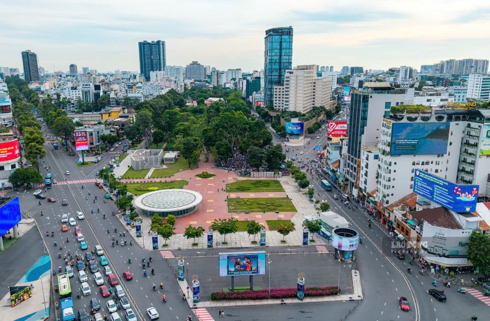 TPHCM sẽ xây bãi xe, trung tâm thương mại ngầm dưới Công viên 23 Tháng 9. Ảnh: Thái Bảo