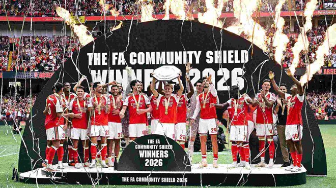 Arsenal vô địch Siêu cúp Anh
