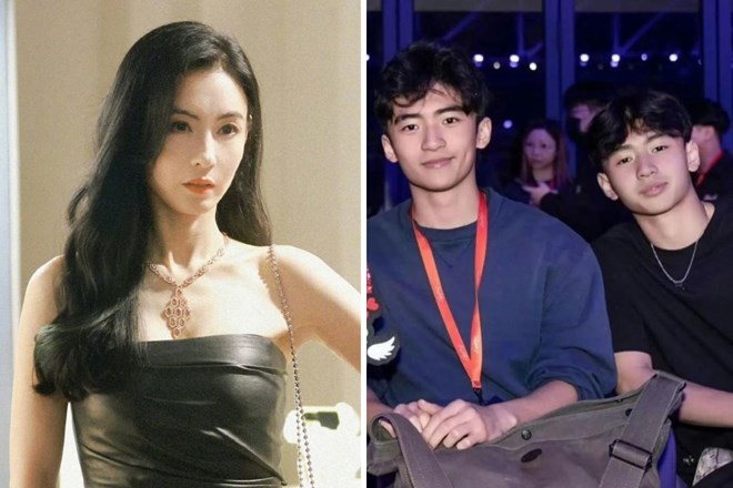 Trương Bá Chi và 3 con trai từng sống trong xe nhà di động