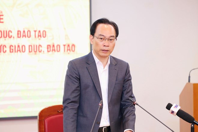 Bộ trưởng Bộ GDĐT Hoàng Minh Sơn nói về giải pháp giảm áp lực học thêm, dạy thêm