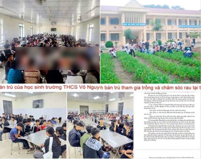 Hình ảnh hiệu trưởng trường học ở Điện Biên đăng bài xin hỗ trợ. Ảnh: Fanpage Thông tin Chính phủ.