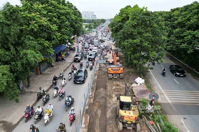 Hà Nội điều chỉnh giao thông Đại lộ Thăng Long trong 45 ngày