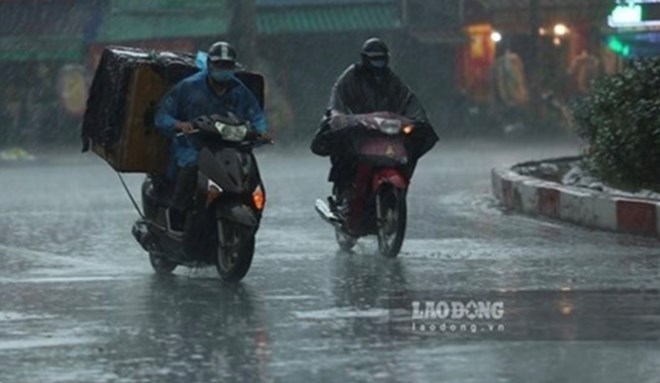 Cảnh báo 2 tỉnh có mưa to, nguy cơ thời tiết xấu trong 6 giờ tới