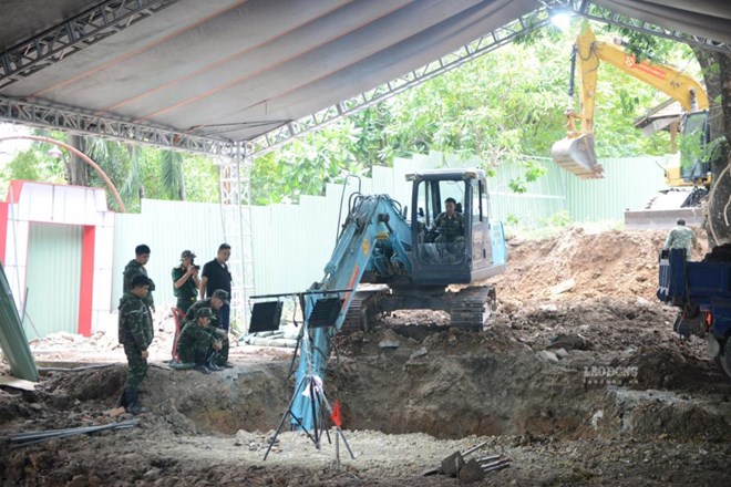 Phát hiện thêm rãnh mộ ở Công viên Lê Thị Riêng, quy tập được 4 hài cốt liệt sĩ
