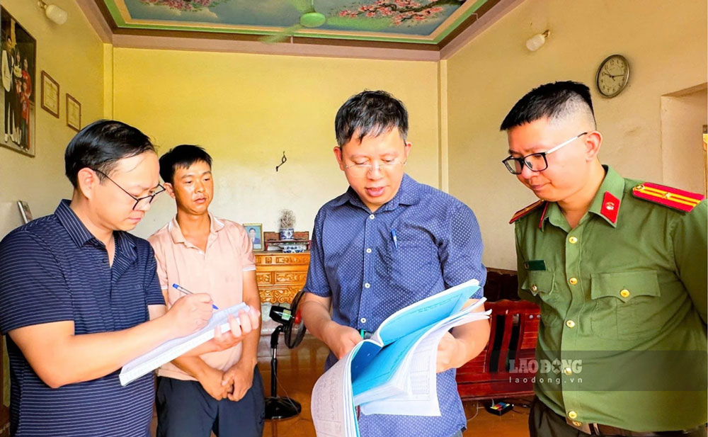 Thực hiện kiểm kê tài sản cho các hộ dân bị ảnh hưởng.