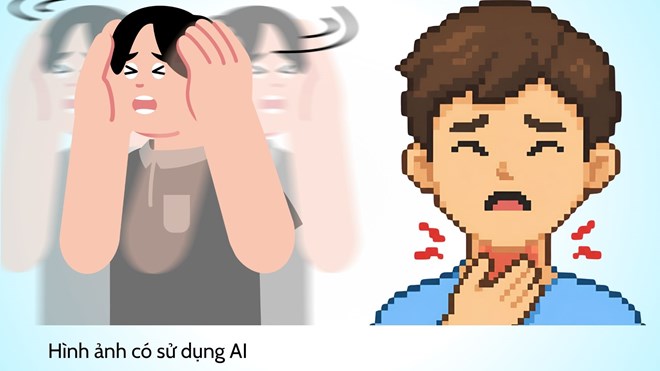 Cảm giác vướng họng kéo dài có thể do nhiều nguyên nhân