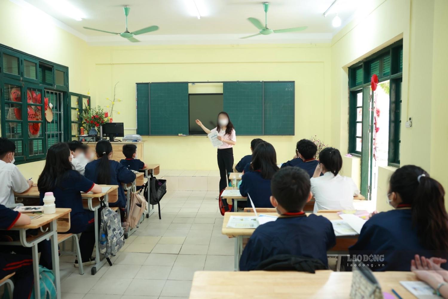 Đề xuất mới về định mức tiết dạy của giáo viên phổ thông thu hút sự quan tâm của nhiều nhà giáo. Ảnh: Hải Nguyễn